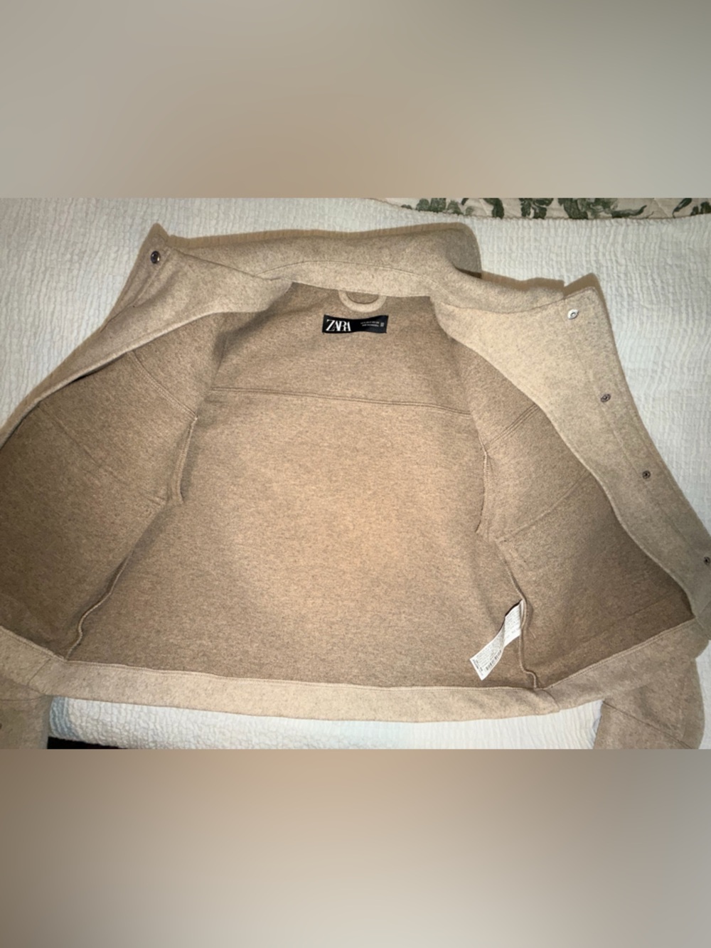 ZARA Cropped Utility Jacket – Soft Beige - Picture 5 of 13